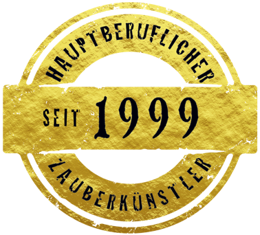 hauptberuflicher Zauberkünstler seit 1999